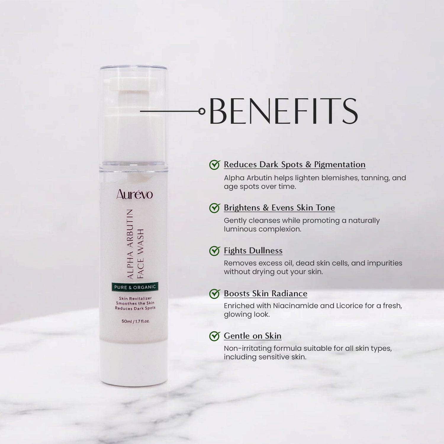 Alpha Arbutin Face Wash